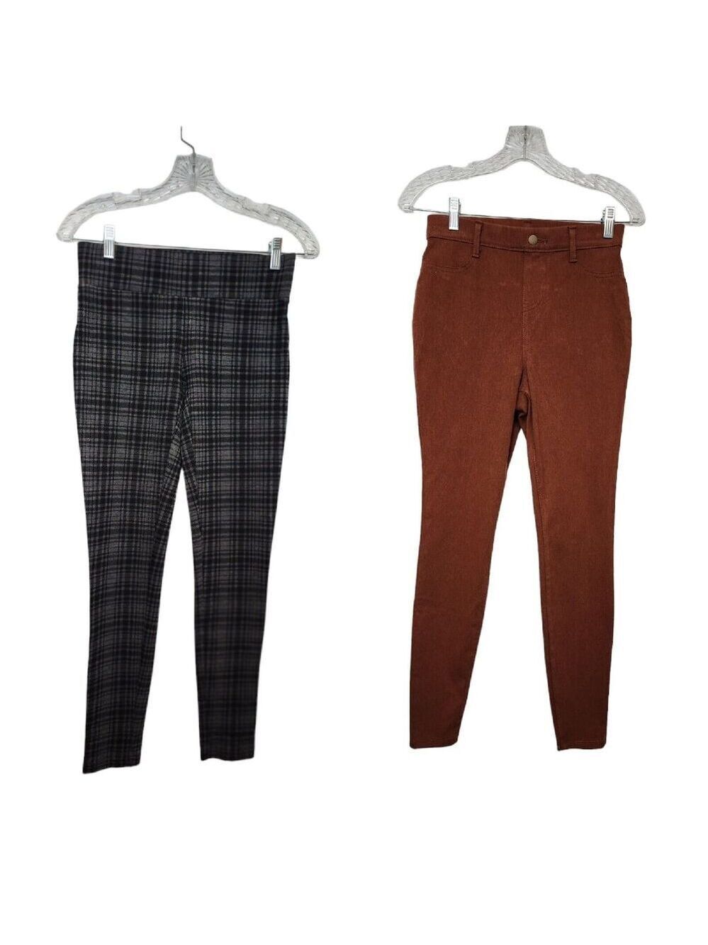 Loft 2 Leggings & Jeggings Size XS Gray/ Brown